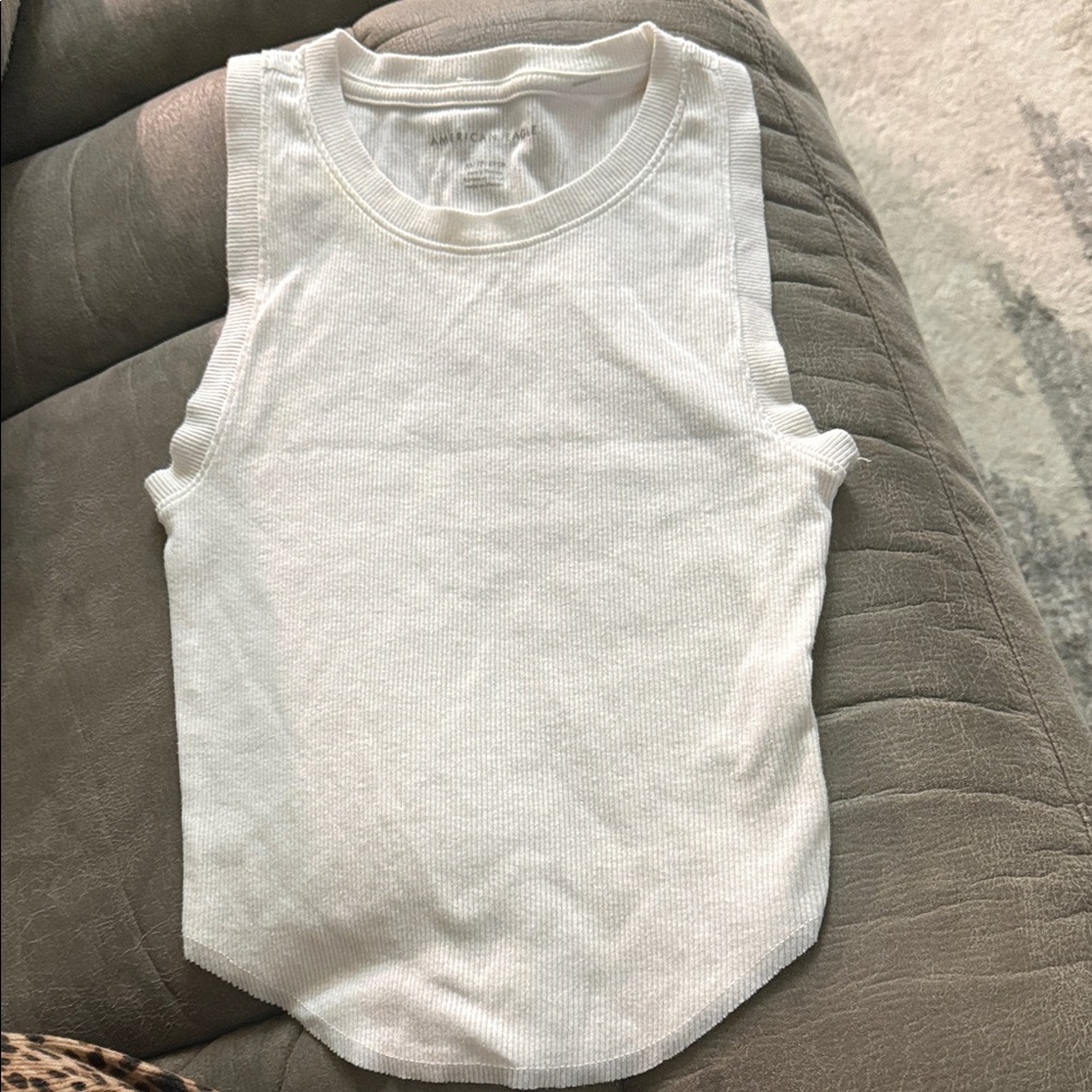 American Age White Muscle Tee